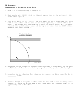CP ECONOMICS FUNDAMENTALS OF ECONOMICS STUDY