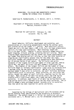 THERIOGENOLOGY - American Mule Association