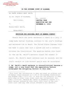 State of Alabama, Petitioner, v. Ronald Bert Smith, Respondent