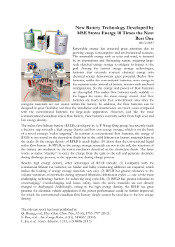 New Battery Technology Developed by MSE Stores Energy 10