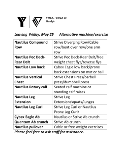 Alternative Machine Exercises