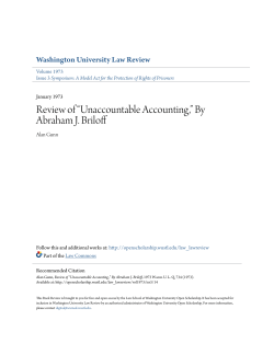 Review of &ldquo;Unaccountable Accounting,&rdquo; By Abraham J. Briloff