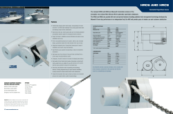 horizontal Rope/Chain Series Features The compact HRC6 and
