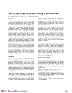 Diving-wave refraction tomography and reflection tomography for