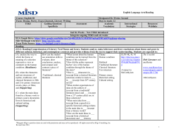 English III - Mansfield ISD