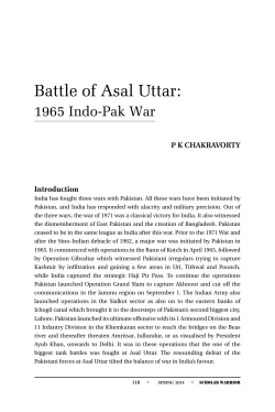 Battle of Asal Uttar: 1965 Indo