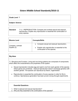 7th Grade Science Standards