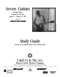 Seven Guitars - Denver Center for the Performing Arts