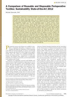 A Comparison of Reusable and Disposable Perioperative - Lac-Mac