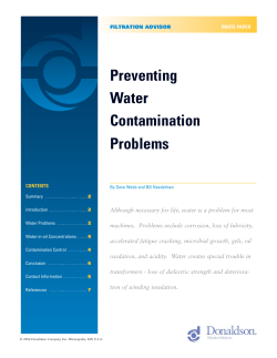 How to Prevent Water Contamination Problems in Hydraulic Fluids