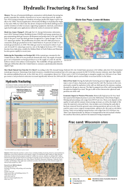 History: The use of horizontal drilling in conjunction with hydraulic