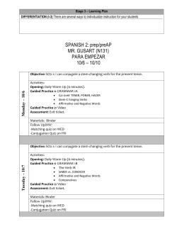 PARA EMPEZAR 10/6 &ndash; 10/10