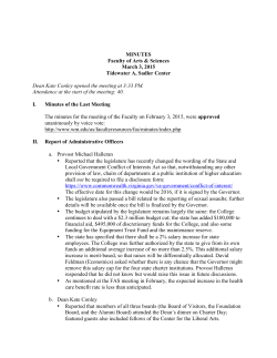 March 3, 2015 - College of William and Mary