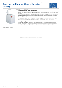 Are you looking for flour sifters for bakery?