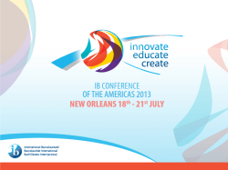 Seeing IB learners as integrative thinkers