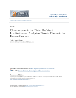 Chromosomes in the Clinic: The Visual Localization and Analysis of
