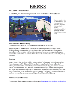 ABC LESSON 3: THE JOURNEY - Memphis Brooks Museum of Art