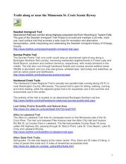 Information About Byway Trails