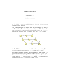 Assignment 10 - Computer Science Department