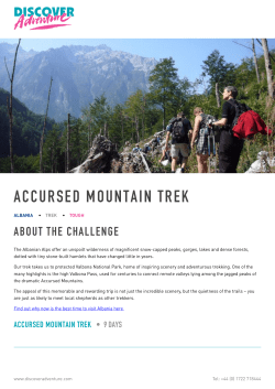 itinerary - Discover Adventure