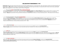 Declaration of Independence (1776)