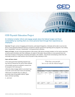 Paystub Education Project - Committee for Economic Development