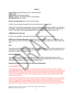 2nd Grade - George Washington Carver, Master