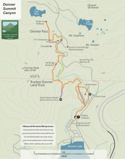 Donner Summit Canyon - Truckee Donner Land Trust