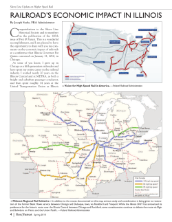 railroad`s economic impact in illinois
