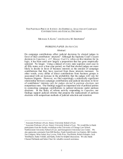 The modern debate over the best methods of selecting - Cerge-Ei