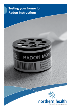 Instructions for testing my home.