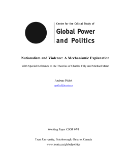 Are violence and exclusion the inevitable consequences of