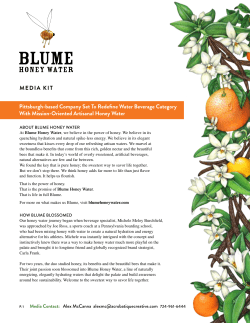 here - Blume Honey Water