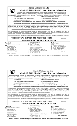 Kane/Kendall/DeKalb County Area Kane/Kendall/DeKalb County Area