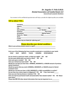 Dr. Angeles V. Felix D.M.D. Dental Associates of Cumberland, LLC