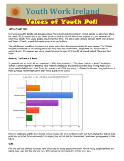 Youth Work Ireland Youth Poll 2009