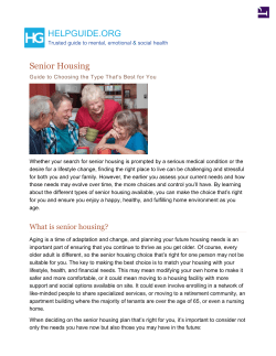 Assisted Living Facilities