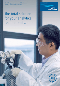 Gases for Labs, Research, Universities (PDF 792 KB)