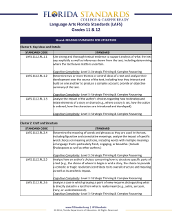 LAFS - Florida Department Of Education