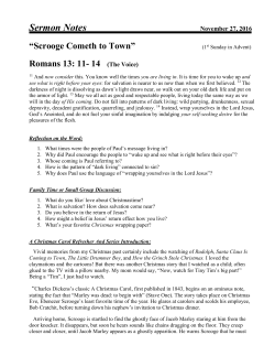 Sermon Notes