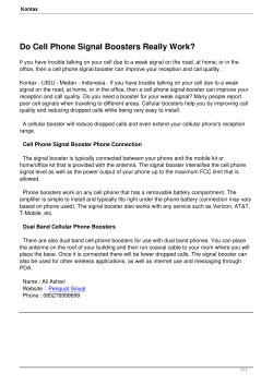 Do Cell Phone Signal Boosters Really Work?
