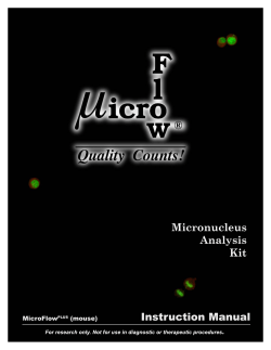 Mouse Micronuclei Plus Kit &mdash; 552730