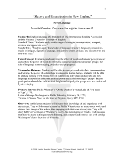 Power Language - the Harriet Beecher Stowe Center
