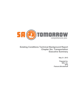Chapter 6 Transportation - San Antonio Comprehensive Plan