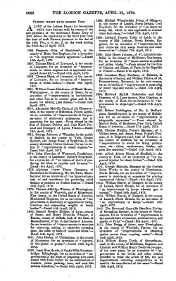 THE LONDON GAZETTE, APRIL 28, 1876.