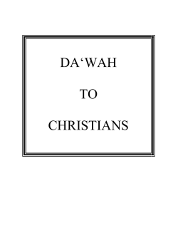 da`wah to christians