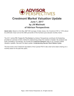 Crestmont Market Valuation Update