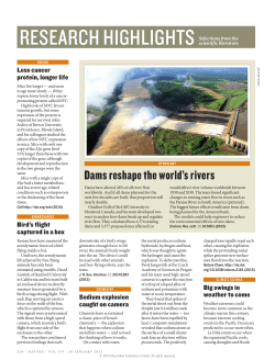 Dams reshape the world`s rivers
