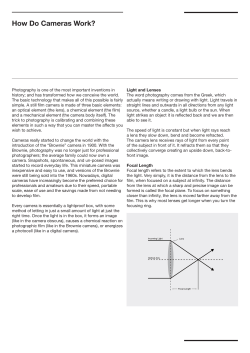 How Do Cameras Work? - Street Level Photoworks