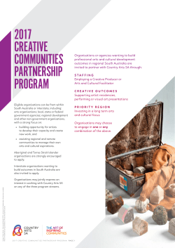 For full application details, the briefing